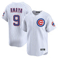 Boles C.Cubs #9 Miguel Amaya Player White Limited Home Game Stitched Jerseys