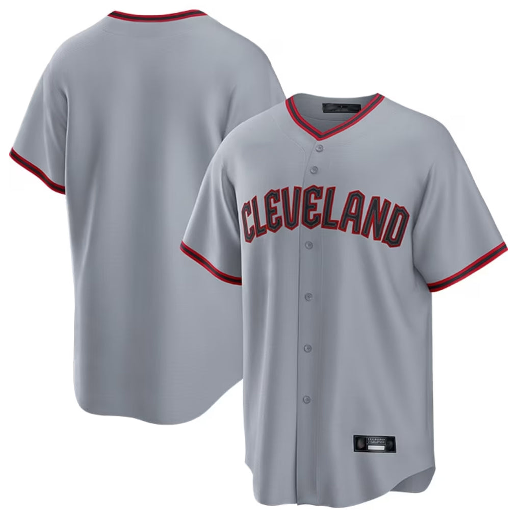 Boles C.Guardians Gray Home Game Blank Player Stitched Jerseys