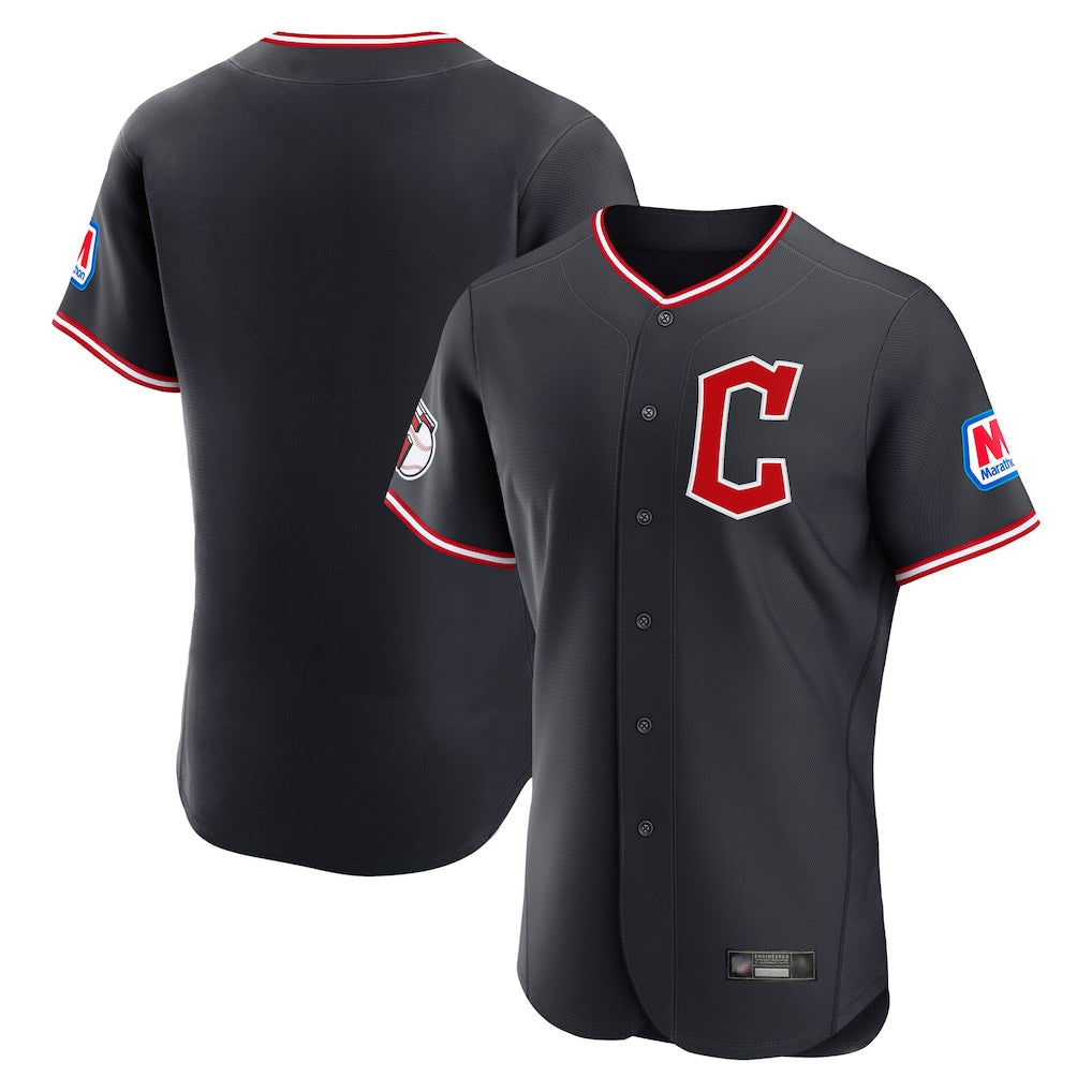 Boles C.Guardians Navy Limited Elite Home Blank Player Stitched Jerseys