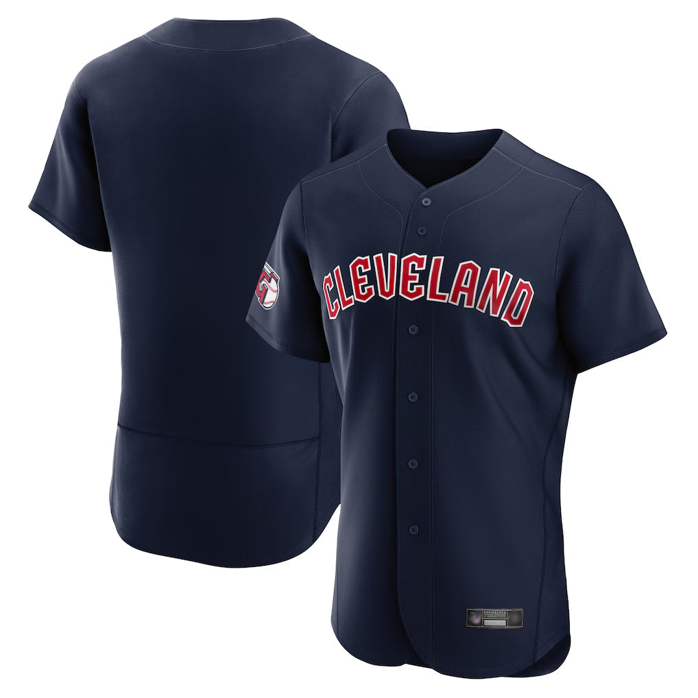 Boles C.Guardians Navy Limited Elite Home Game Blank Player Stitched Jerseys