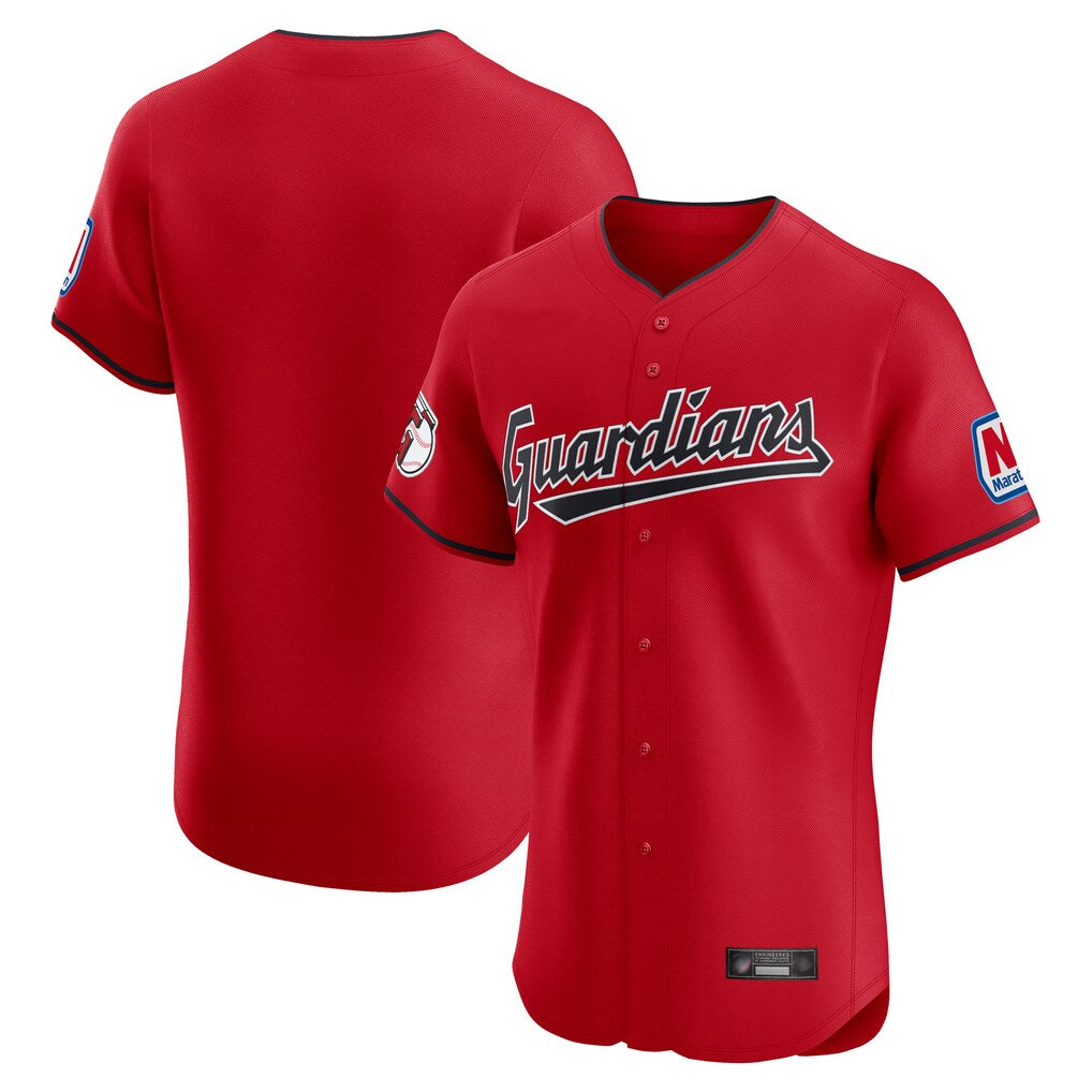 Boles C.Guardians Red Limited Elite Home Blank Player Stitched Jerseys