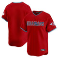 Boles C.Guardians Red Limited Home Blank Player Stitched Jerseys