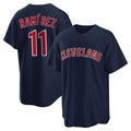 Boles C.Guardians #11 Jose Ramirez Player Navy Game Home Stitched Jerseys