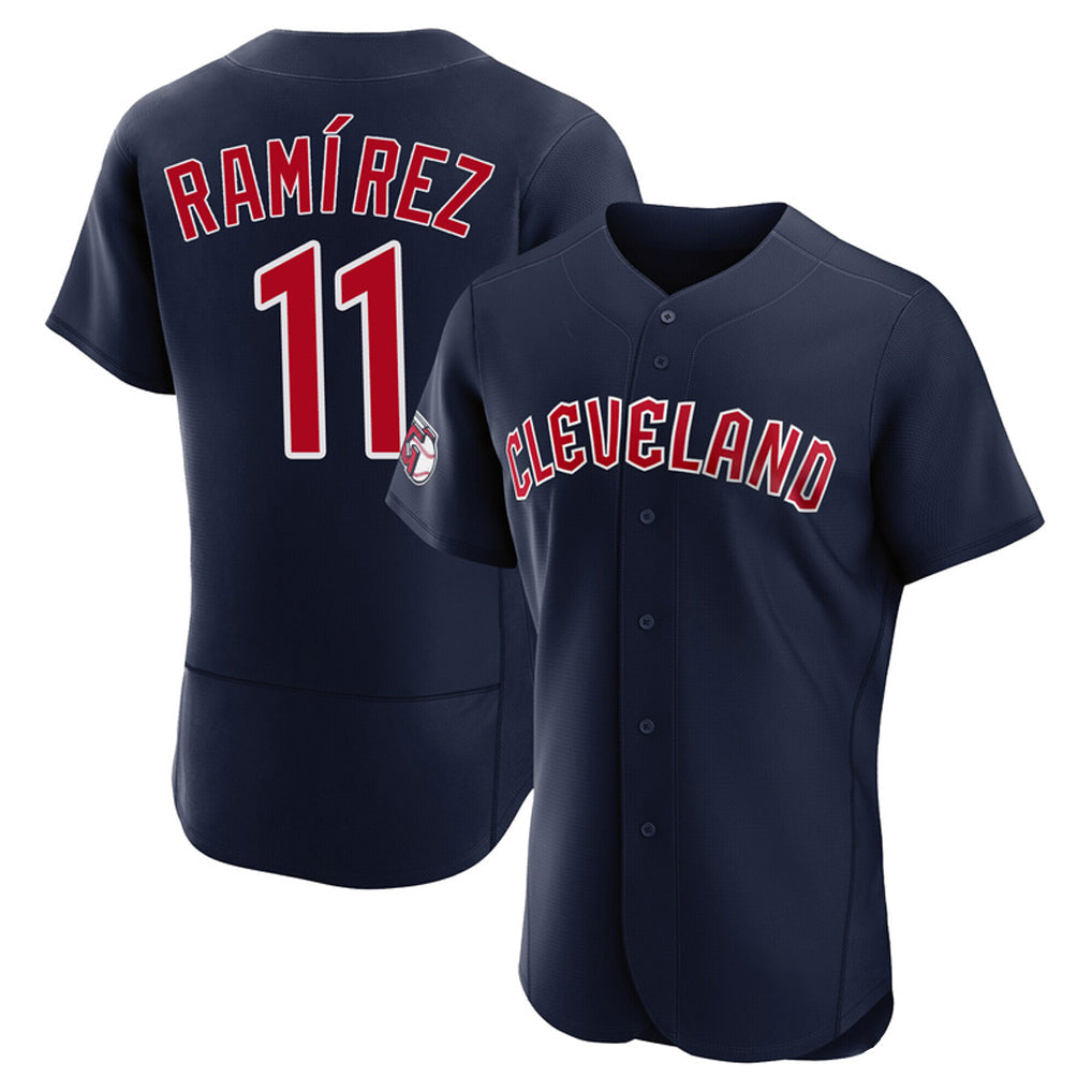Boles C.Guardians #11 Jose Ramirez Player Navy Limited Elite Home Stitched Jerseys