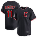 Boles C.Guardians #11 Jose Ramirez Player Navy Limited Home Stitched Jerseys