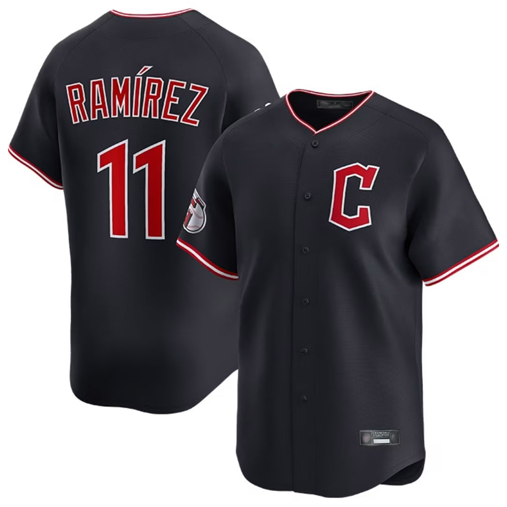Boles C.Guardians #11 Jose Ramirez Player Navy Limited Home Stitched Jerseys