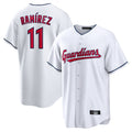 Boles C.Guardians #11 Jose Ramirez Player White Home Game Stitched Jerseys