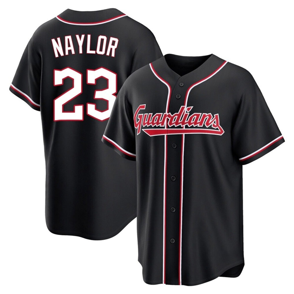 Boles C.Guardians #23 Bo Naylor Player Black Fashion Out Home Game Stitched Jerseys