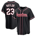Boles C.Guardians #23 Bo Naylor Player Black Fashion Out Home Game Stitched Jerseys