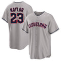 Boles C.Guardians #23 Bo Naylor Player Gray Game Home Stitched Jerseys
