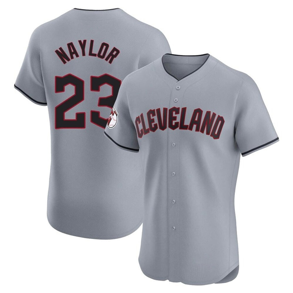 Boles C.Guardians #23 Bo Naylor Player Gray Road Limited Elite Home Stitched Jerseys