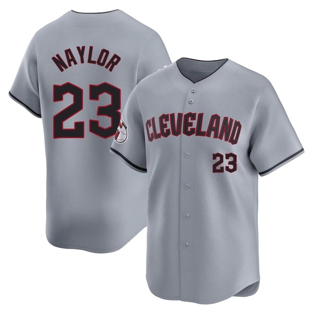 Boles C.Guardians #23 Bo Naylor Player Gray Road Limited Home Stitched Jerseys
