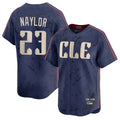 Boles C.Guardians #23 Bo Naylor Player Navy City Connect Limited Home Stitched Jerseys