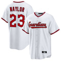Boles C.Guardians #23 Bo Naylor Player White Game Home Stitched Jerseys
