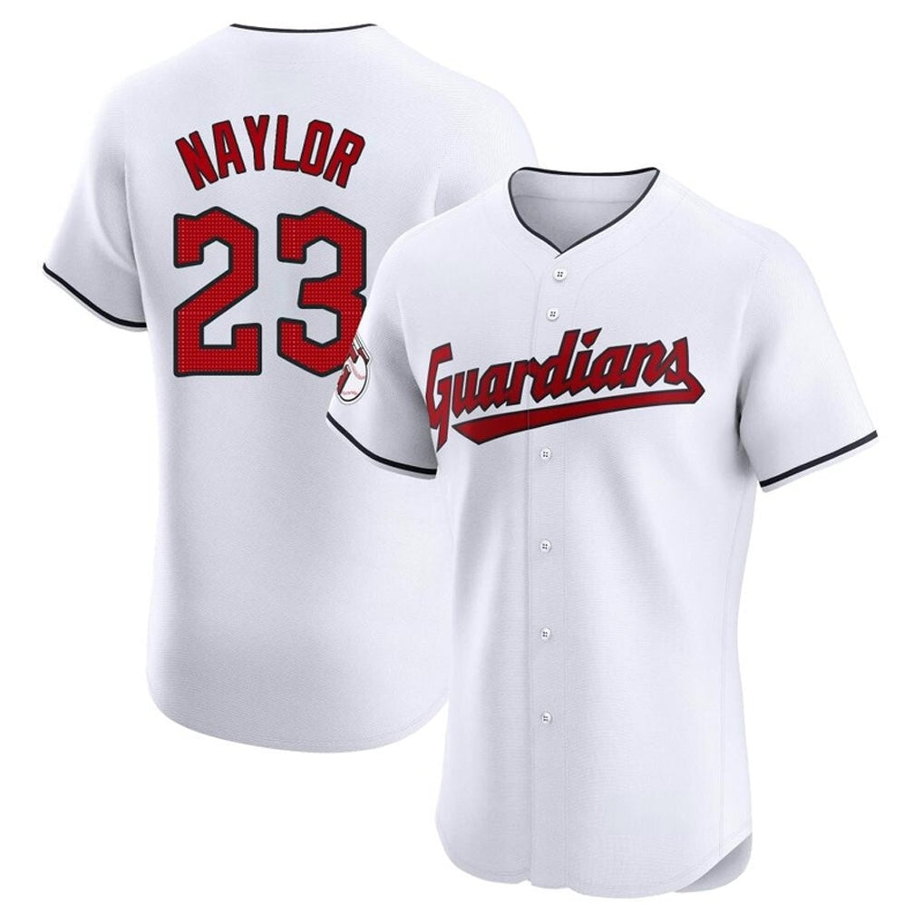 Boles C.Guardians #23 Bo Naylor Player White Limited Elite Home Stitched Jerseys