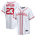 Boles C.Guardians #23 Bo Naylor Player White World Classic Home Game Stitched Jerseys