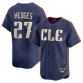 Boles C.Guardians #27 Austin Hedges Player Navy City Connect Limited Home Stitched Jerseys