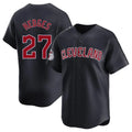 Boles C.Guardians #27 Austin Hedges Player Navy Limited Home Game Stitched Jerseys