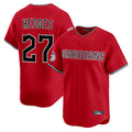 Boles C.Guardians #27 Austin Hedges Player Red Limited Home Stitched Jerseys