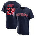 Boles C.Guardians #28 Tanner Bibee Player Navy Limited Elite Home Stitched Jerseys