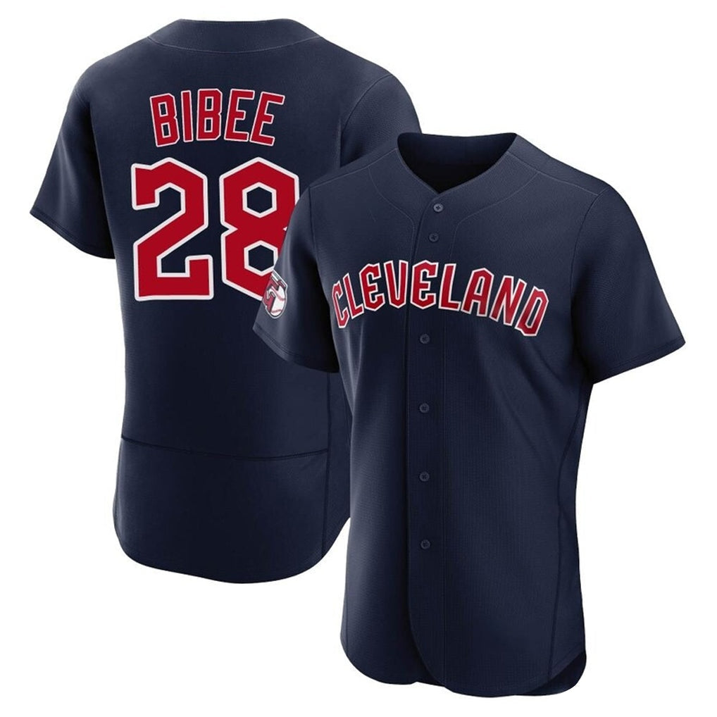 Boles C.Guardians #28 Tanner Bibee Player Navy Limited Elite Home Stitched Jerseys
