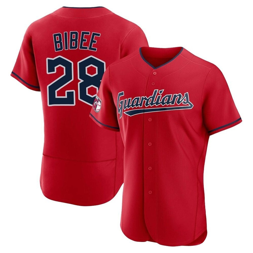 Boles C.Guardians #28 Tanner Bibee Player Red Limited Elite Home Stitched Jerseys