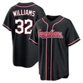 Boles C.Guardians #32 Gavin Williams Player Black Fashion Out Home Game Stitched Jerseys