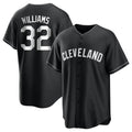 Boles C.Guardians #32 Gavin Williams Player Black Home Game Stitched Jerseys