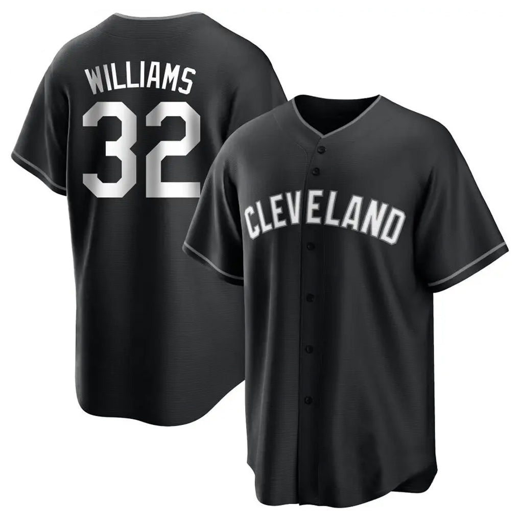 Boles C.Guardians #32 Gavin Williams Player Black Home Game Stitched Jerseys