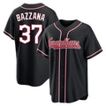 Boles C.Guardians #37 Travis Bazzana Player Black Fashion Out Home Game Stitched Jerseys