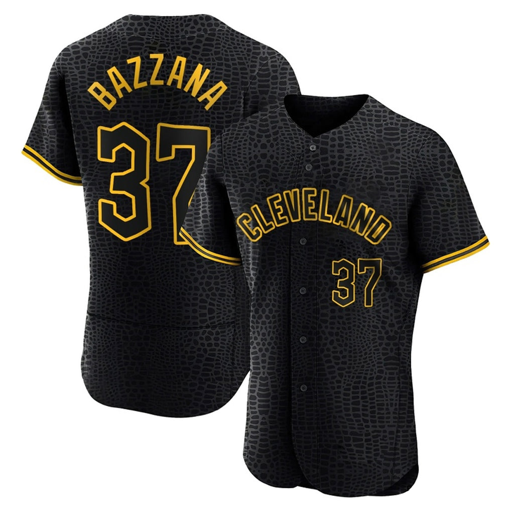 Boles C.Guardians #37 Travis Bazzana Player Black Snake Skin City Limited Elite Home Stitched Jerseys
