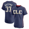 Boles C.Guardians #37 Travis Bazzana Player Navy City Connect Limited Elite Home Stitched Jerseys