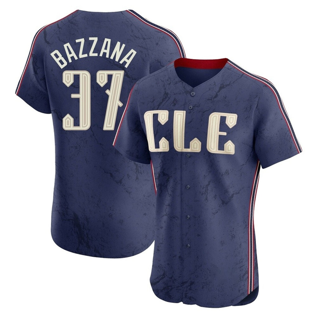 Boles C.Guardians #37 Travis Bazzana Player Navy City Connect Limited Elite Home Stitched Jerseys