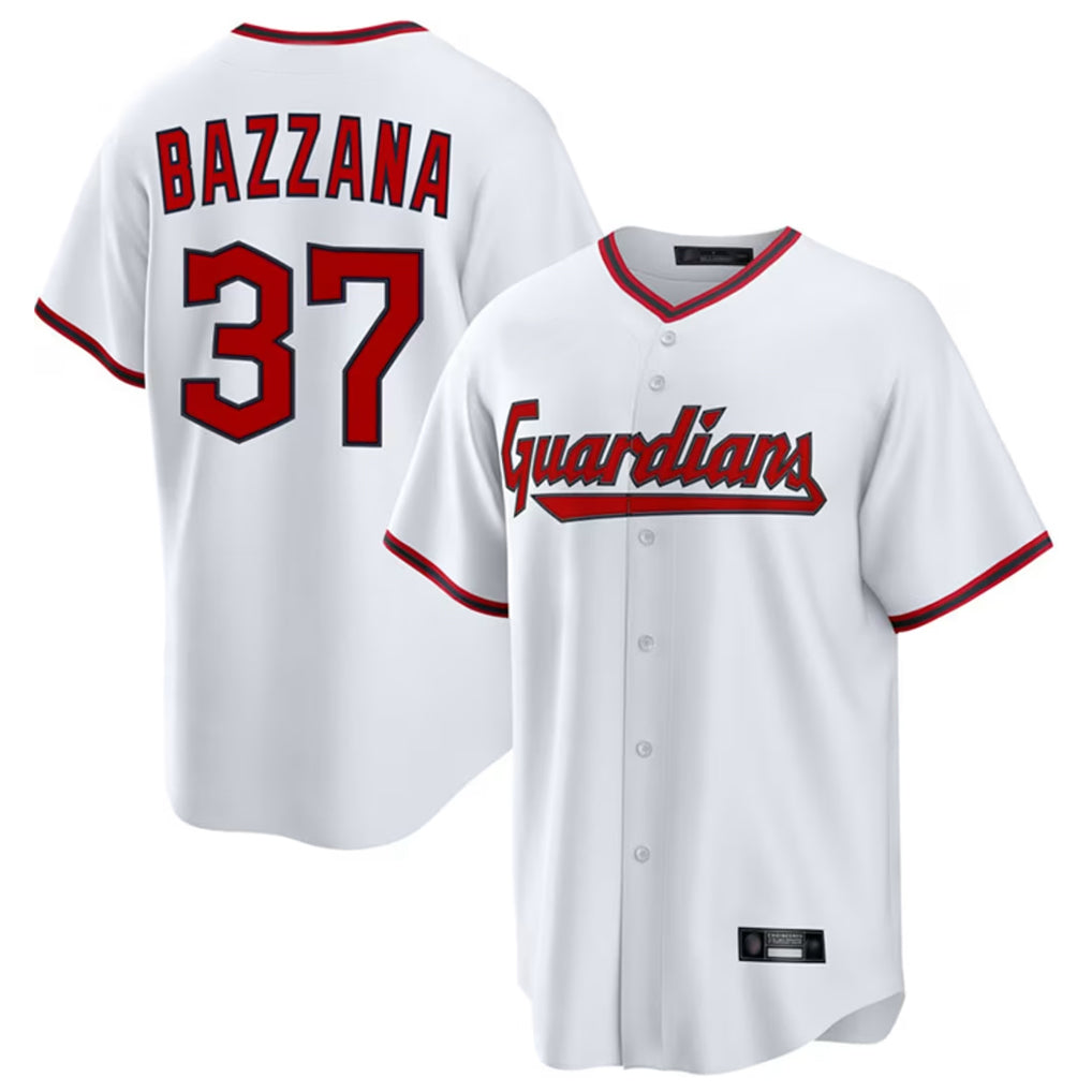 Boles C.Guardians #37 Travis Bazzana Player White Game Home Stitched Jerseys