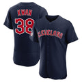 Boles C.Guardians #38 Steven Kwan Player Navy Limited Elite Home Stitched Jerseys