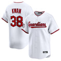 Boles C.Guardians #38 Steven Kwan Player White Limited Home Game Stitched Jerseys