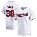 Boles C.Guardians #38 Steven Kwan Player White Limited Home Stitched Jerseys