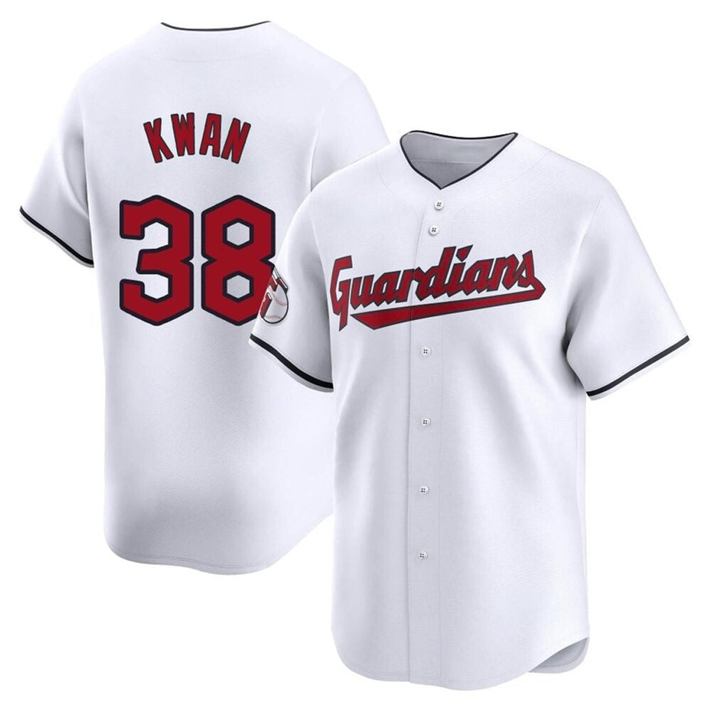 Boles C.Guardians #38 Steven Kwan Player White Limited Home Stitched Jerseys