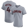 Boles C.Guardians #4 Brayan Rocchio Player Gray Road Limited Elite Home Stitched Jerseys
