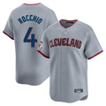Boles C.Guardians #4 Brayan Rocchio Player Gray Road Limited Home Game Stitched Jerseys