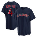 Boles C.Guardians #4 Brayan Rocchio Player Navy Game Home Stitched Jerseys