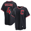 Boles C.Guardians #4 Brayan Rocchio Player Navy Home Game Stitched Jerseys