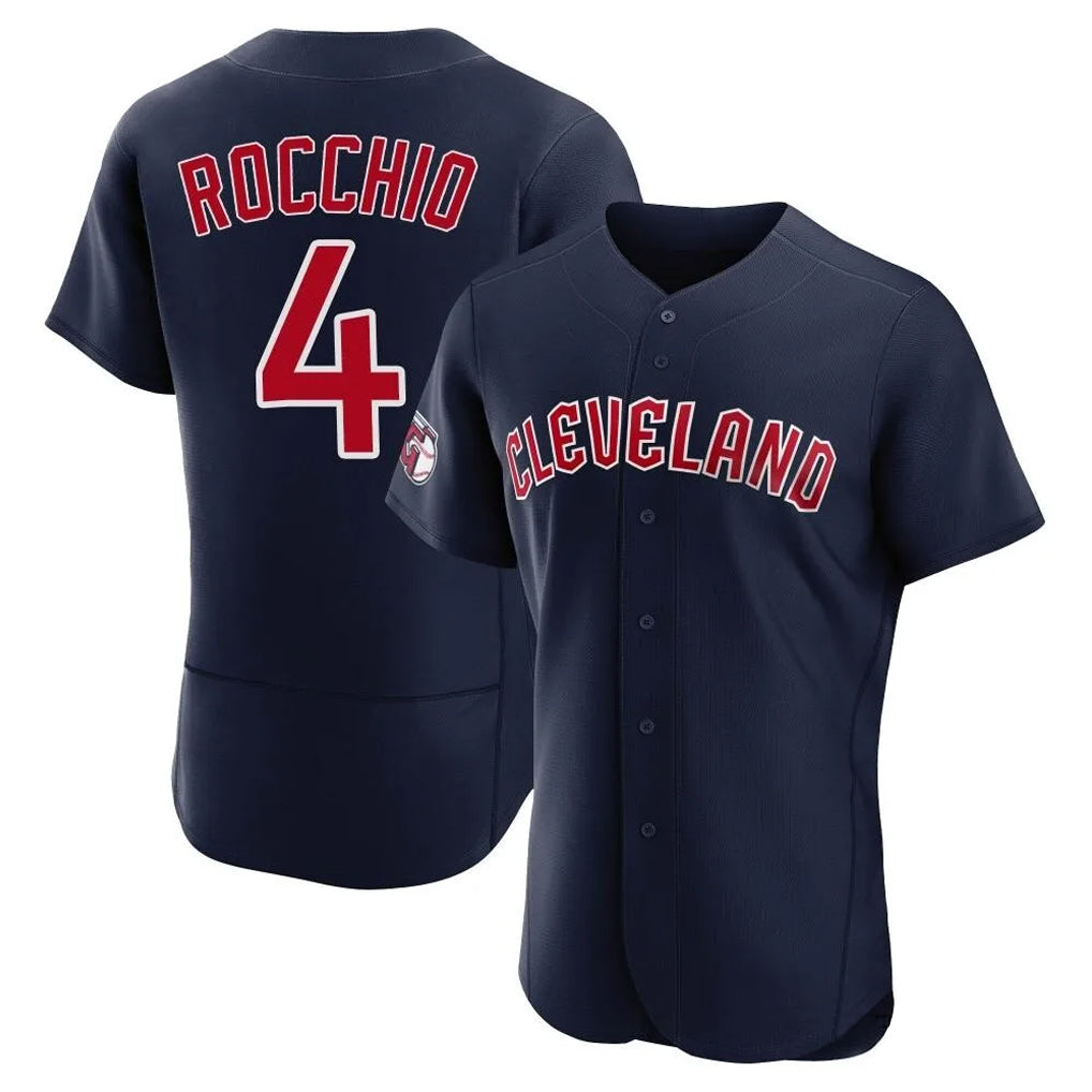 Boles C.Guardians #4 Brayan Rocchio Player Navy Limited Elite Home Stitched Jerseys