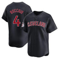 Boles C.Guardians #4 Brayan Rocchio Player Navy Limited Home Game Stitched Jerseys