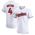 Boles C.Guardians #4 Brayan Rocchio Player White Limited Elite Home Stitched Jerseys