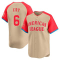 Boles C.Guardians #6 David Fry Player Cream American League All-Star Limited Home Stitched Jerseys