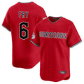 Boles C.Guardians #6 David Fry Player Red Limited Home Stitched Jerseys