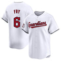 Boles C.Guardians #6 David Fry Player White Limited Home Stitched Jerseys