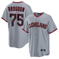 Boles C.Guardians #75 Connor Brogdon Player Gray Home Game Stitched Jerseys