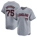 Boles C.Guardians #75 Connor Brogdon Player Gray Road Limited Home Stitched Jerseys